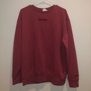 NWOT embroidered vans sweatshirt